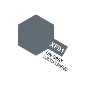 XF-91 IJN Gray (Yokosuka Arsenal), Acrylic Mini 10 ml (penselmaling, mat) - Tamiya